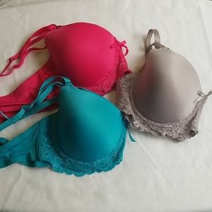 3 Brand New Bras NWOT